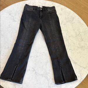 Abercrombie Kids Black Jeans with Front Slits
